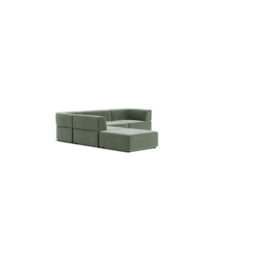 Stretch Open Corner Sofa - Opal Ocean