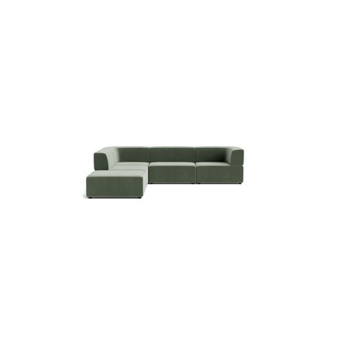 Stretch Open Corner Sofa - Opal Ocean