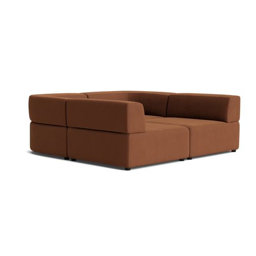 Stretch Pit Sofa - Corduroy Cocoa