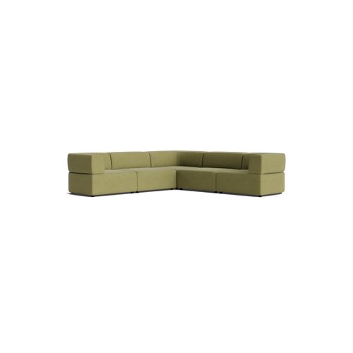 Stretch Corner Sofa - Fossil Eucalyptus