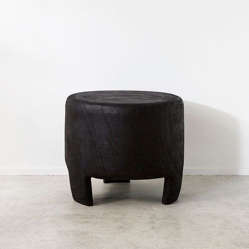 Ubud Harwood Stump w Legs / Black