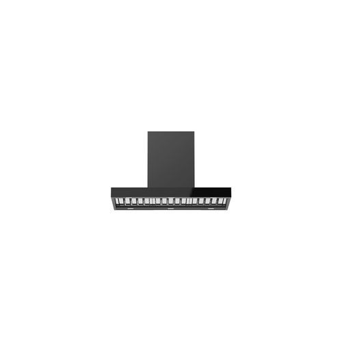 Rome 90 (Black) Island Mounted Rangehood