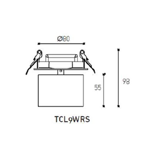 Omni Directional Can Light, Recessed, Short