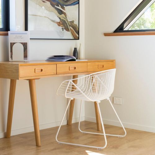 Portobello Chair Stainless Steel - White