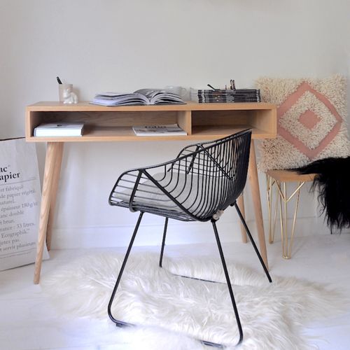 Portobello Chair Stainless Steel - Black