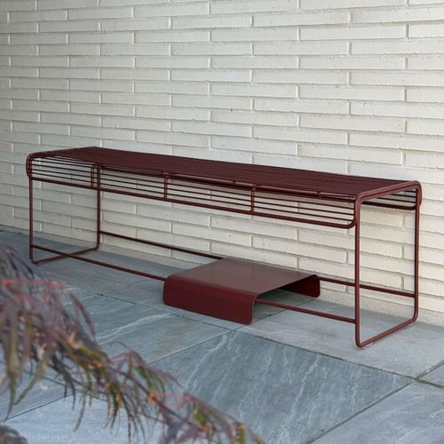 Benmore Bench Seat - Chocolate Red