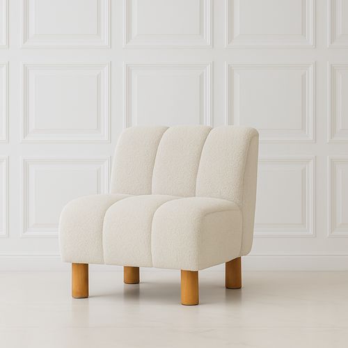 Holland Boucle Occasional Chair - Off White