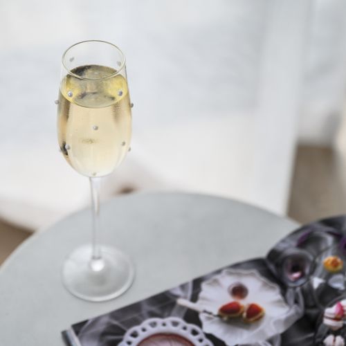 The Perfect Pearl Champagne Flute - Set of 4 Clear