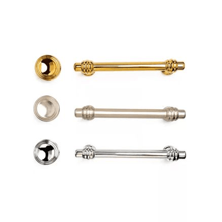 KT&CO Hampton style kitchen handles hamilton Murray Beach chrome/nickel/ brass /black