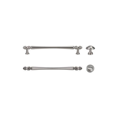 KT&CO Hampton style kitchen handles Toorak brushed nick