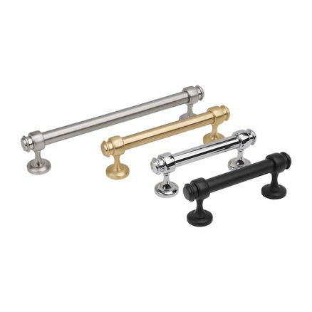 Hampton style kitchen handles bunbury chrome/nickel/ brass /black