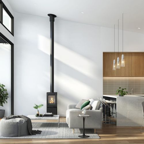 Visionline Pera Freestanding 3 x Sided Wood Fireplace