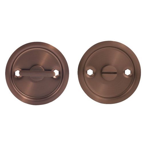 Lockwood Cavity Slider Privacy Set - Satin Bronze PVD