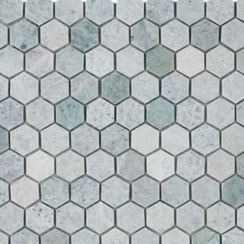 Ming Green Honed Hexagon