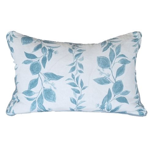 Valla Blue Linen Cushion 40 x 60