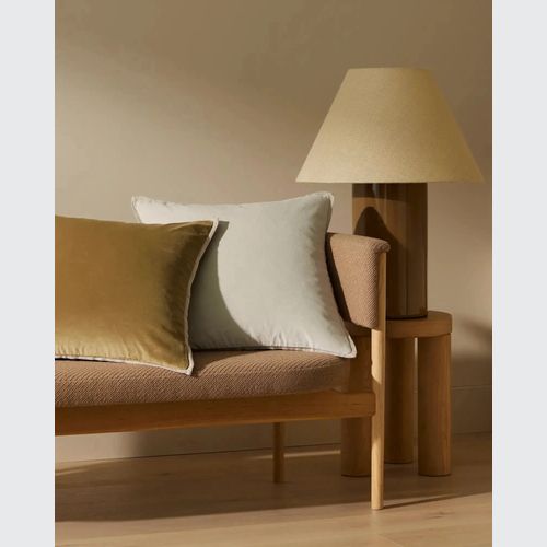 Weave Home Francesca Cushion - Olive | Velvet