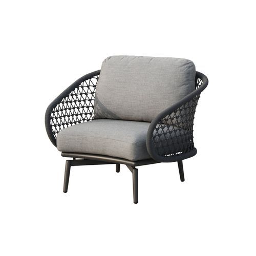 Verona Outdoor Lounge Chair - Charcoal