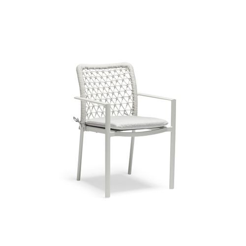 Verona Outdoor Dining Chair - Light Grey