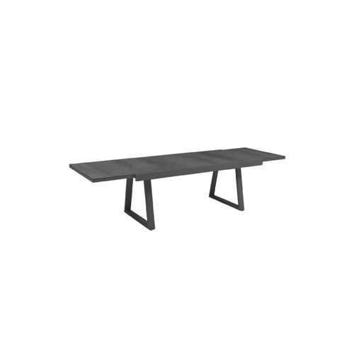 Verona Extendable Outdoor Dining Table - Charcoal