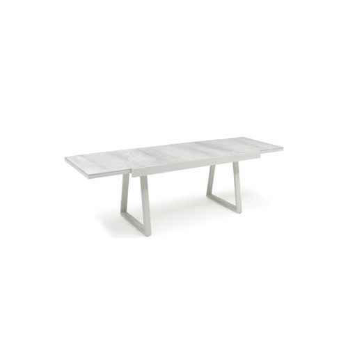 Verona Extendable Outdoor Dining Table - Light Grey