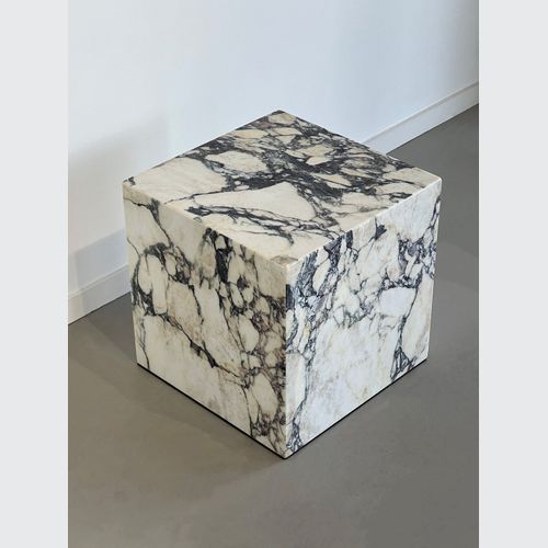 Viola Calacatta Marble Cube