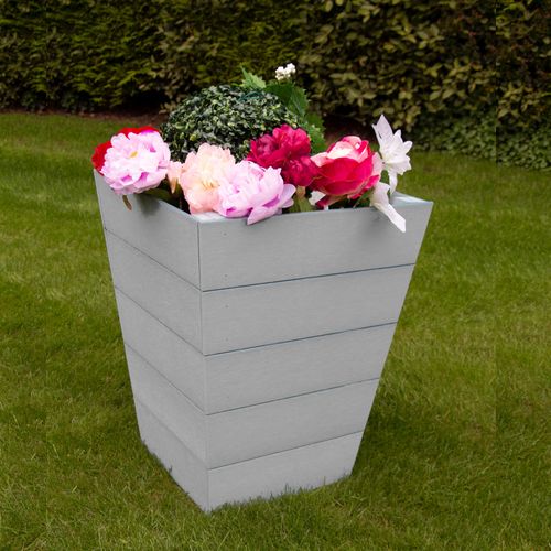 WINAWOOD Planter Pot Set of 2 - Large - Stone Grey