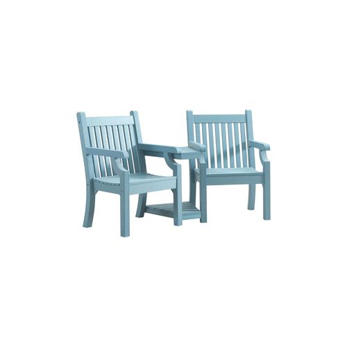WINAWOOD Sandwick Love Seat With Table - 1720cm - Powder Blue