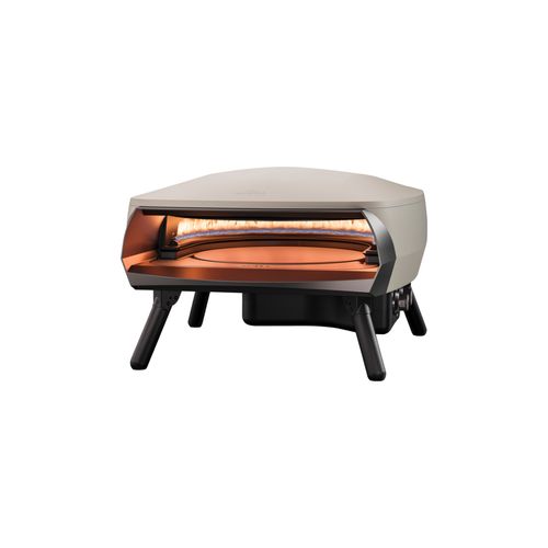 WITT Etna Rotante Gas Powered Pizza Oven w/ Twin Burner & Rotating Stone 16" - Stone