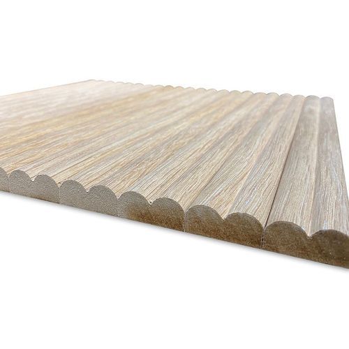 WOODFLEX Flexible Wooden Slat Wall Panel - Oak Veneer - 2700mm x 595mm - Slats