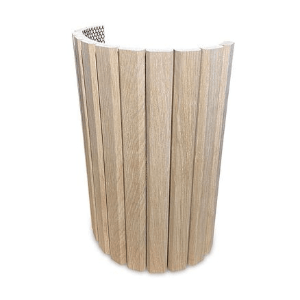 WOODFLEX Flexible Wooden Slat Wall Panel - Oak Veneer - 2700mm x 595mm - Platforms