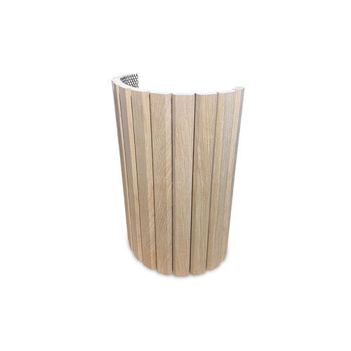 WOODFLEX Flexible Wooden Slat Wall Panel - Oak Veneer - 2700mm x 595mm - Platforms