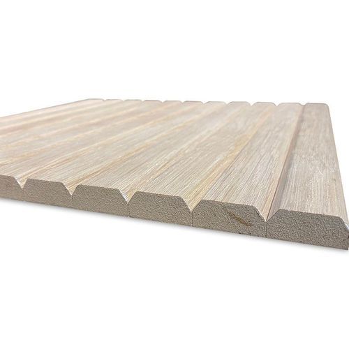 WOODFLEX Flexible Wooden Slat Wall Panel - Oak Veneer - 2700mm x 595mm - Platforms