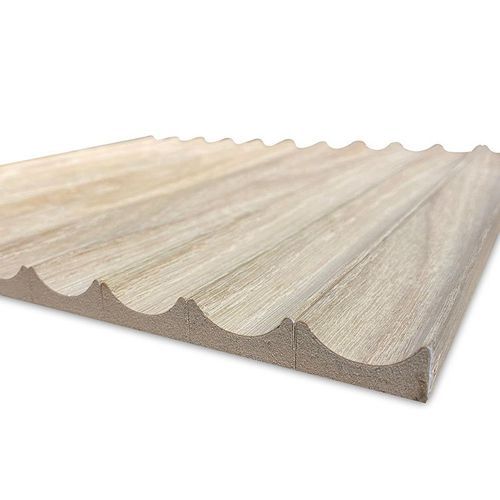 WOODFLEX Flexible Wooden Slat Wall Panel - Oak Veneer - 2700mm x 595mm - Wave