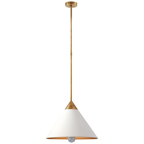 Cleo Pendant In Antique-Burnished Brass