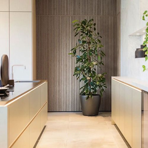 Walnut | Acoustic Panel (Beige Felt)
