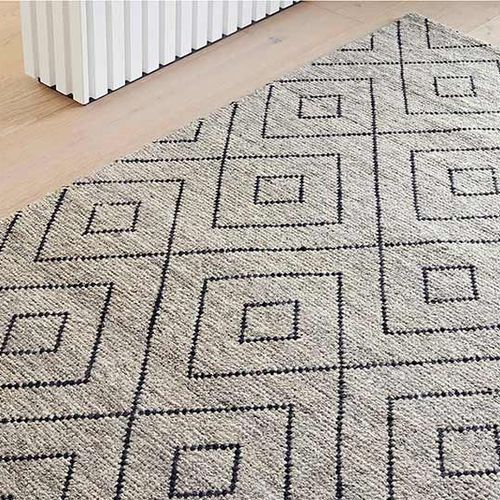 Weave Home Makalu Rug - Basalt | Wool Blend Floor Rug | 2 x 3m