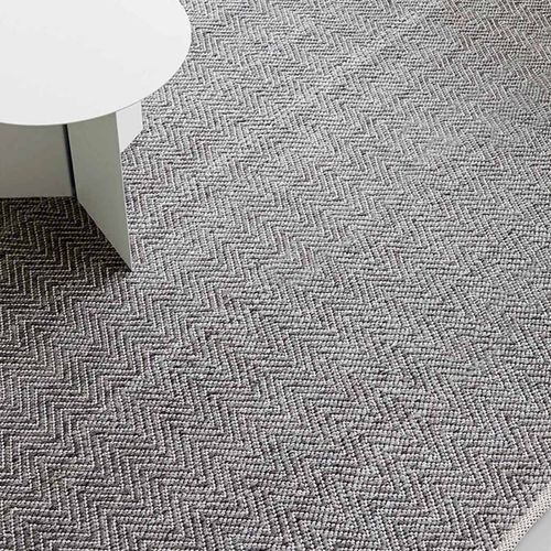Weave Home Matterhorn Rug - Tar | Wool Blend Floor Rug