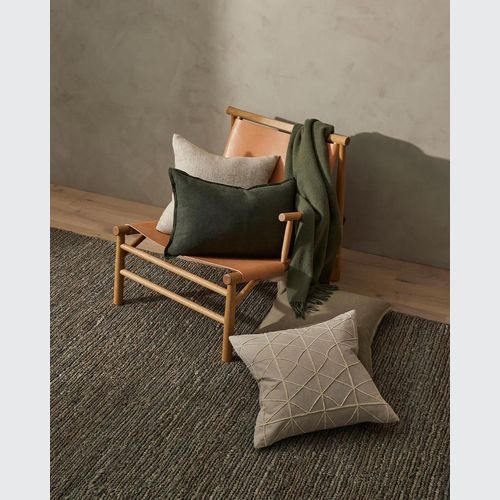 Weave Home Suffolk Rug - Mineral | 100% Jute Floor Rug | 2m x 3m