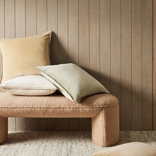 Weave Home Francesca Cushion - Copper | Velvet