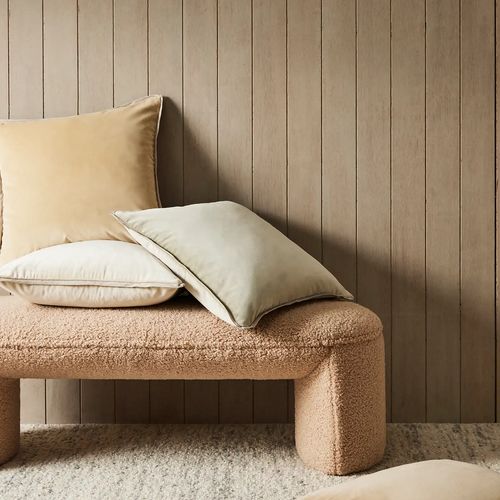 Weave Home Francesca Cushion - Sage | Velvet