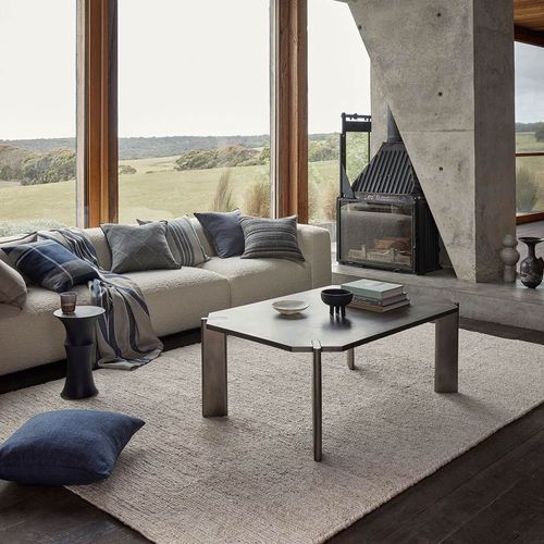 Weave Home Domenica Cushion - Denim | 50 x 50cm