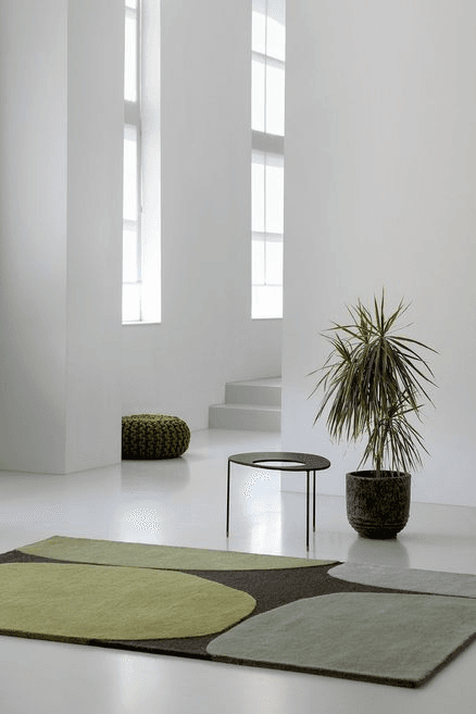 Decor Designer Floor Rug - Plateau Moss | Brink & Campman