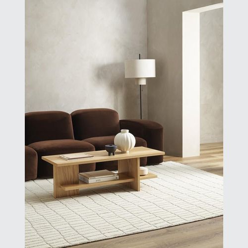 Baya Safi 100% Wool Floor Rug - Ecru