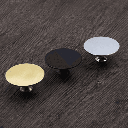 Kitchen cabinet knobs large brushed brass /matt black/ brushed nickel 60mm