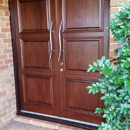 Zanda Arco Door Pull Handle Satin Stainless Steel