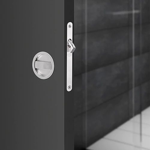Zanda Visca Flush Pull Kit Privacy Set Brushed Nickel for Sliding Door 8106BN