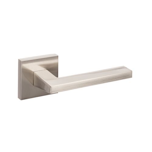 Zanda Matrix Door Handle Lever Set Brushed Nickel