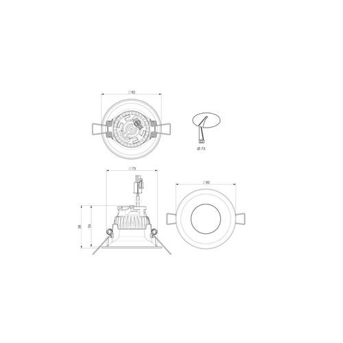 ZELA Deep Fixed Downlight