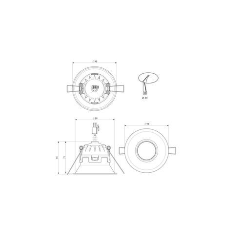 ZELA Deep Tiltz Downlight
