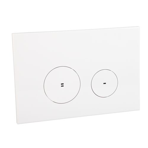 Zaaha Toilet Button - Round - White